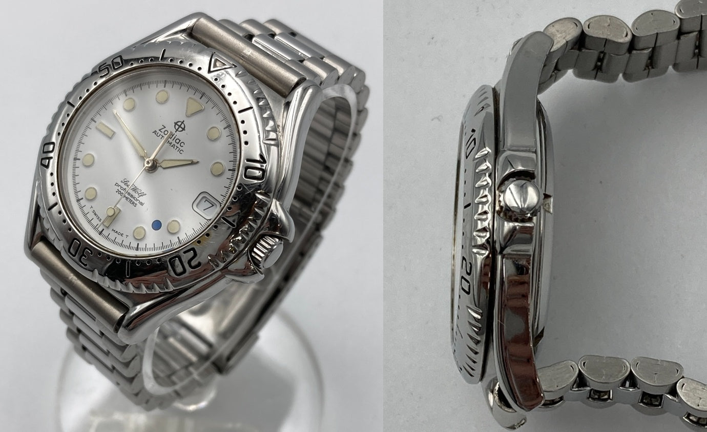 Zodiac Sea Wolf ゾディアック シーウルフ プロフェッショナル 200ｍ オートマティック 腕時計 中古 D4