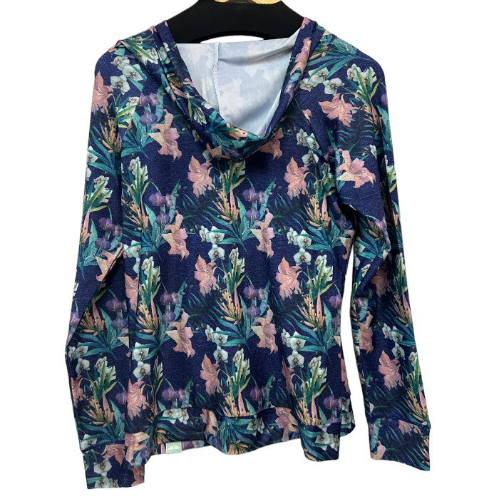 SPOUT スポウト 水陸両用 パーカー ラッシュガード リリーネイビー ＃72244 M レディース トップス 運動 ヨガ 水着 中古 Ｗ４