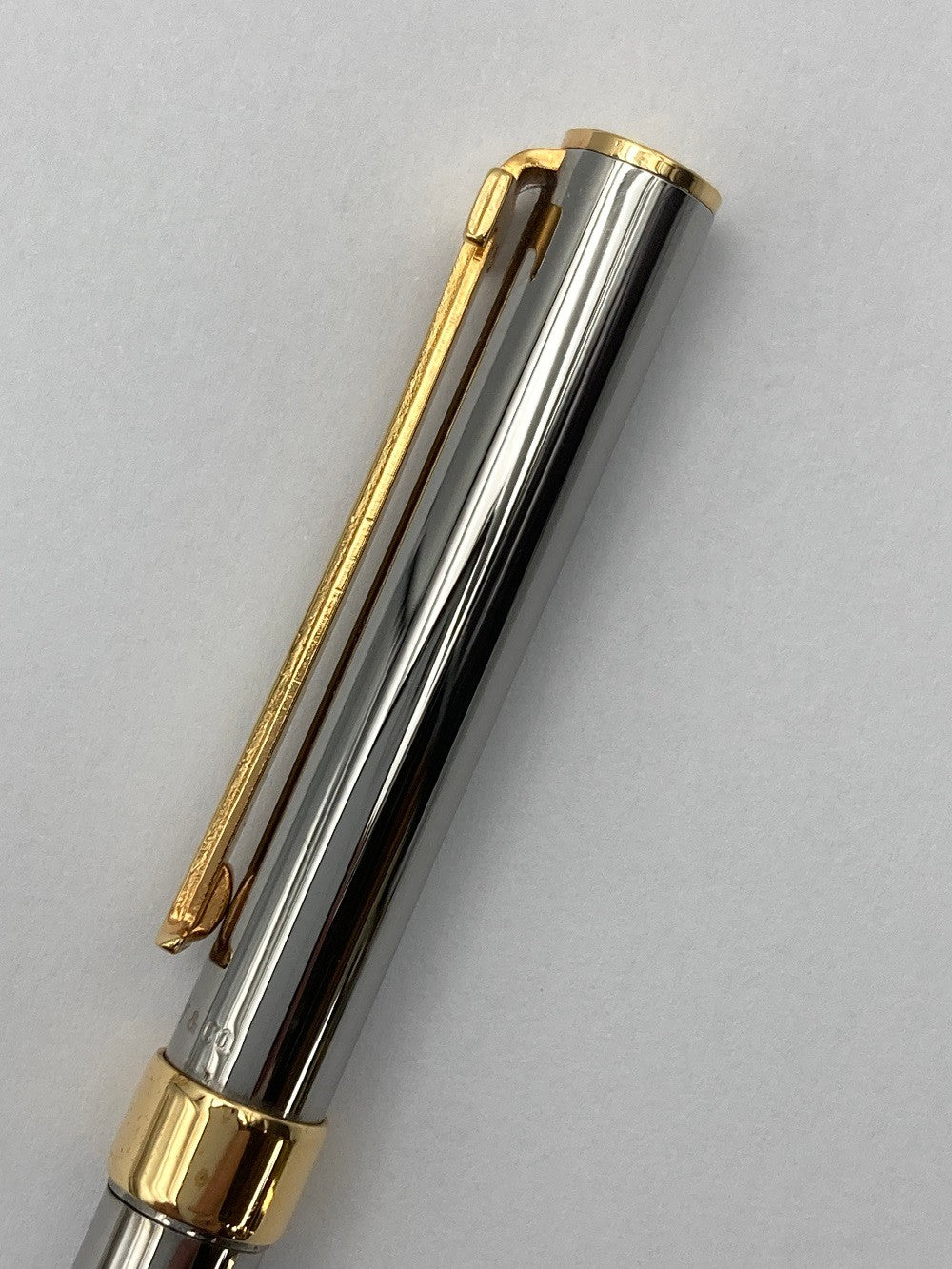 TIFFANY&Co. ティファニー Tクリップ ボールペン ツイスト式 ゴールドGP/シルバー コンビ 中古 D4