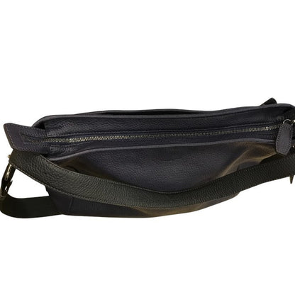 FUJITAKA フジタカ ショルダーバッグ レディース オールシーズン レザー ネイビー 中古 N1