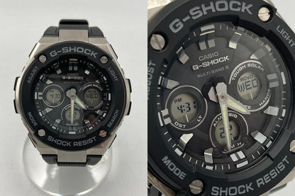 CASIO G-SHOCK(ジーショック) G-STEEL(Gスチール)  電波ソーラー 腕時計 GST-W300-1AJF 中古 D4