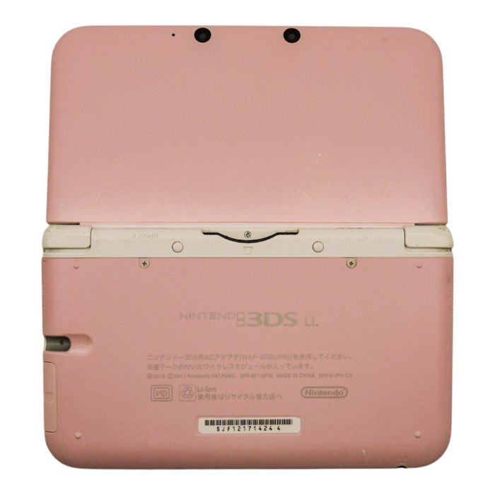 ジャンク品 任天堂 ニンテンドー3DS LL SPR-001(JPN) ピンクXホワイト NINTENDO 3DS LL 中古 a1
