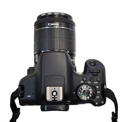 Canon キヤノン EOS kiss X8i レンズキット AFデジタル一眼レフカメラ ブラック 2420万画素 中古 T1