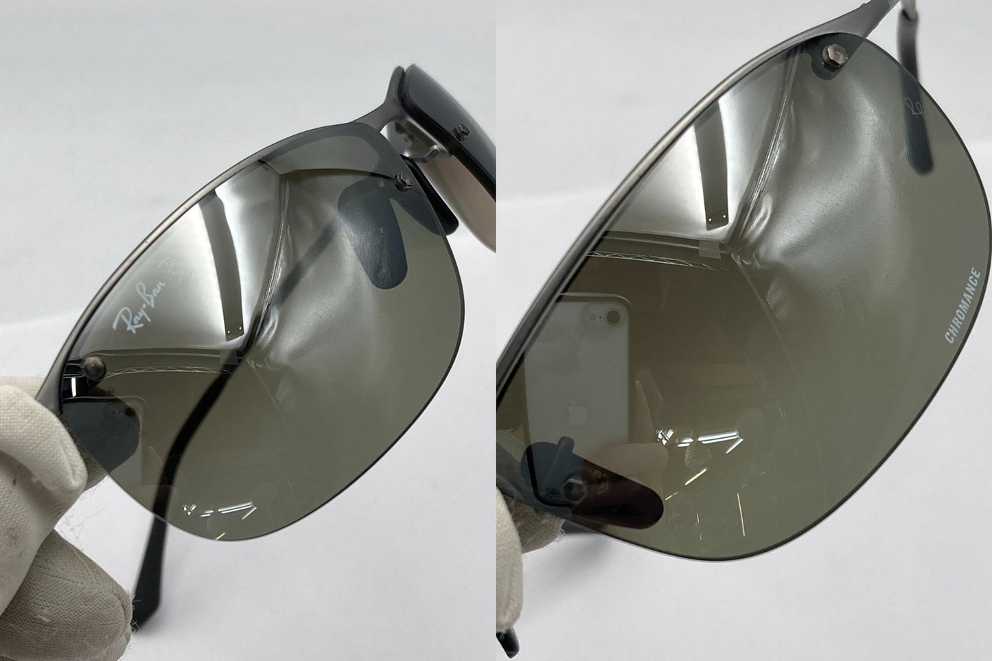 RayBan CHROMANCE レイバン クロマンス 偏光レンズ サングラス RB3542 029/5J 中古 D4