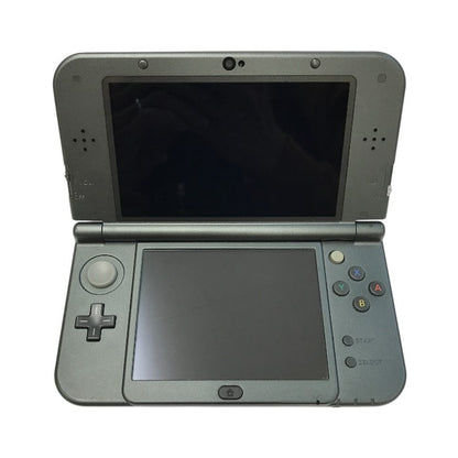 任天堂 Newニンテンドー3DS LL 本体 メタリックブラック NINTENDO 赤外線通信 RED-001 中古 T1