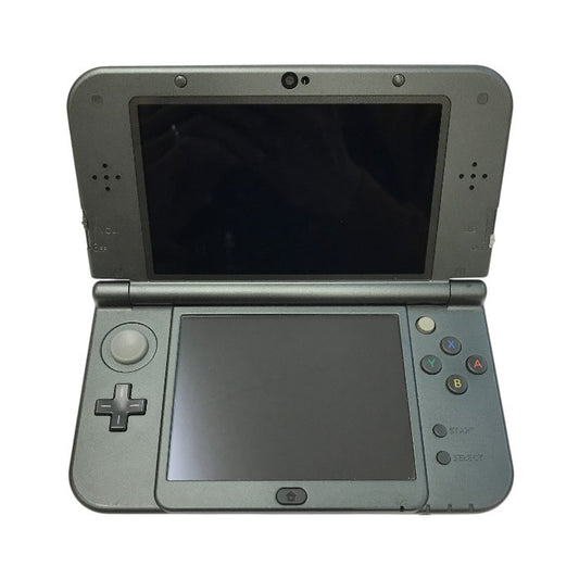任天堂 Newニンテンドー3DS LL 本体 メタリックブラック NINTENDO 赤外線通信 RED-001 中古 T1