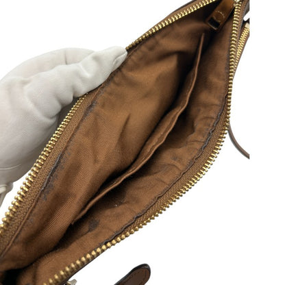 COACH コーチ シグネチャー ショルダーバッグ ブラウン F58316 鞄 ブランド 斜め掛け 肩掛け レディース 中古 W４