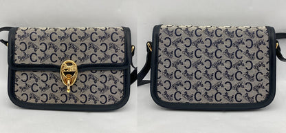 CELINE セリーヌ Cサルキー 肩掛け ショルダーバッグ レディース 中古 D4