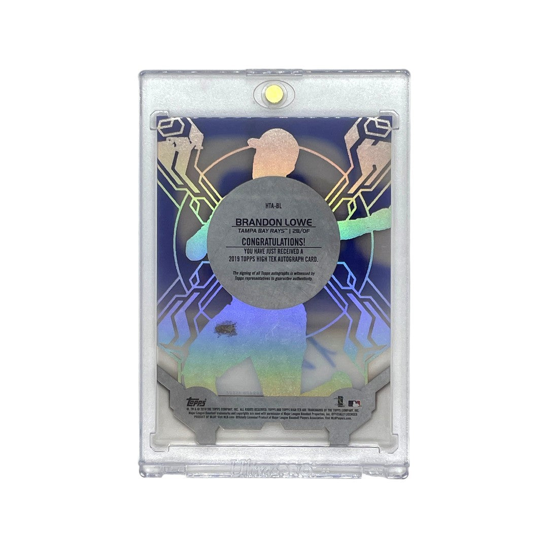 TOPPS MLBカード HIGH TEK AUTOGRAPH BRANDON LOWE 12/25 #HTA-BL 中古 IT1