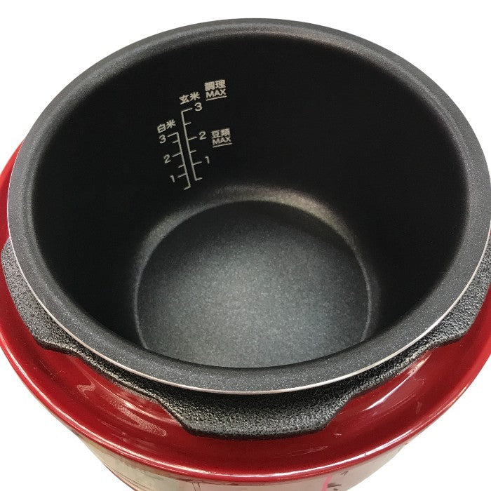 siroca 2L電気圧力鍋 コンパクト2Lモデル/1台6役 SP-D131  レッド 中古 Y1