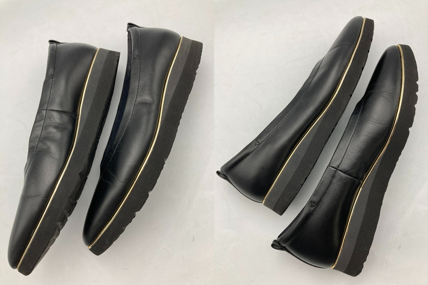 ASICS pedala ペダラ ポインテッドトゥ コンフォートシューズ 1212A182-001 サイズ23.5cm 中古 D4