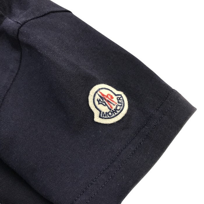 MONCLER モンクレール Tシャツ キッズ 半袖 コットン コミック柄 漫画 115cm ネイビー D19548018350 中古 T1