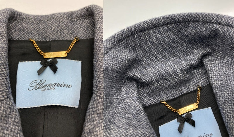 Blumarine ブルマリン ハートポケット チェスターコート サイズ IT42 レディース 中古 D4