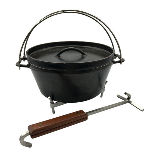 UNIFLAME ユニフレーム 10インチ SUPER DEEP ダッチオーブン スーパーディープ アウトドア キャンプ 中古 W４