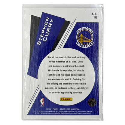 PANINI NBAカード COURT KINGS STEPHEN CURRY GOLDEN STATE WARRIORS #16 中古 IT1