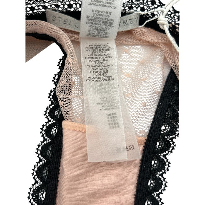 未使用品 STELLA MCCARTNEY ステラマッカートニー ショーツ レース ピンク ブラック S 下着 パンツ レディース かわいい レース 中古 W４