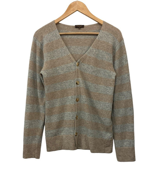 Paul Smith Collection ポールスミスコレクション カシミヤ混 カーディガン ボーダー サイズM 中古 D4