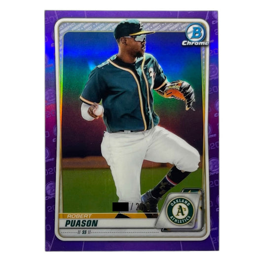 TOPPS MLBカード BOWMAN CHROME ROBERT PUASON OAKLAND ATHLETICS  /250 #BCP-173 中古 IT2