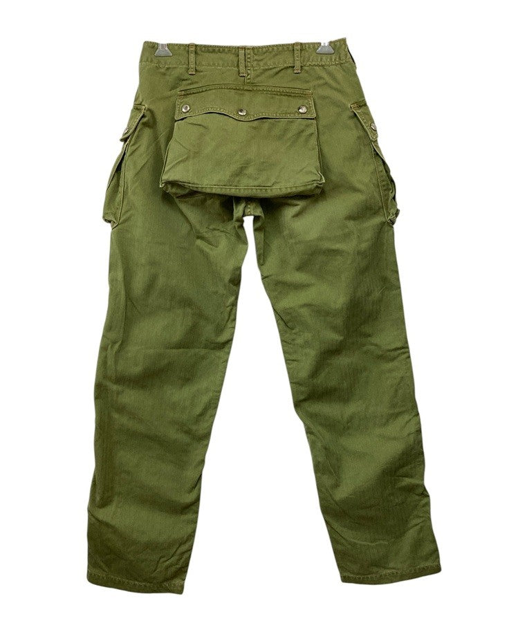 BOOTLEGGERS ブートレガーズ  PARA TROUSERS A.S.S ヘリンボーンツイル モンキーパンツ サイズ30×32 メンズ 中古 D4
