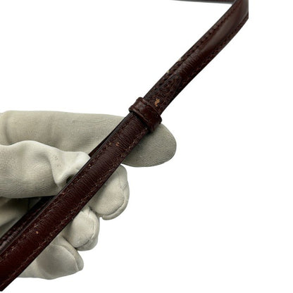 GUCCI グッチ レディース ベルト 037 1476 1110 5 ブランド ブラウン パテント レザー 中古 W４