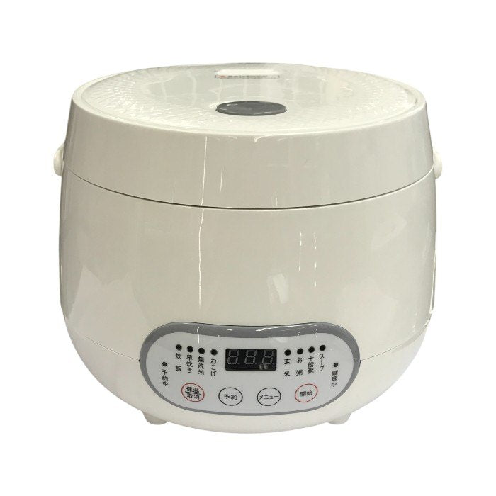 夢グループ 本格土鍋炊飯器 5.5合 ホワイト 急速 保温 予約 NX-5.5RC02 中古 T1