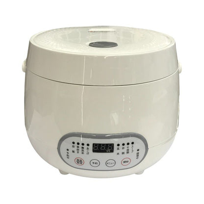 夢グループ 本格土鍋炊飯器 5.5合 ホワイト 急速 保温 予約 NX-5.5RC02 中古 T1