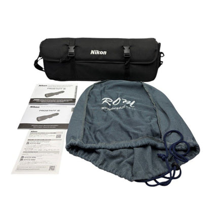 nikon ニコン PROSTAFF 3 フィールドスコープ 16-48×60 小型 軽量 スコープ 収納バッグ付 アウトドア 中古 W４