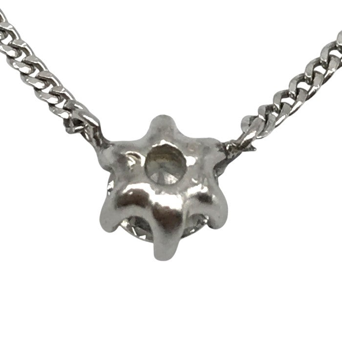 Pt900/850/ダイヤ0.435ct ネックレス レディース 喜平チェーン プラチナ 40cm 中古 T1