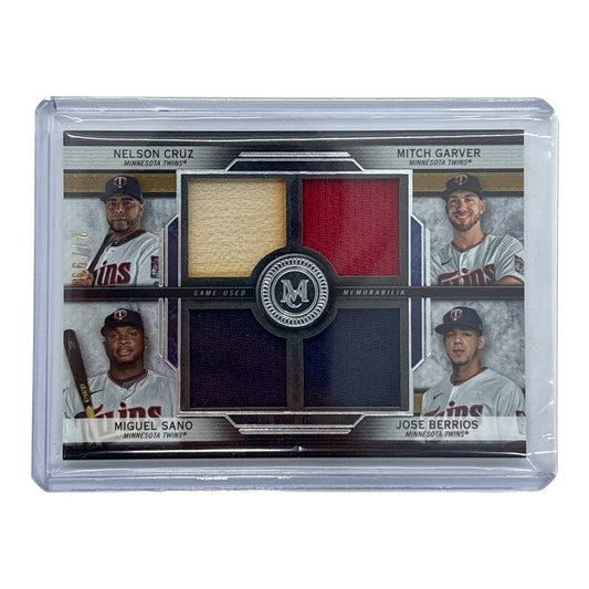 TOPPS MLBカード MUSEUM COLLECTION NELSON CRUZ MITCH GARVER  MIGUEL SANO JOSE BERRIOS MINNESOTA TWINS 27/99 #FPR-CGSB 中古 IT1