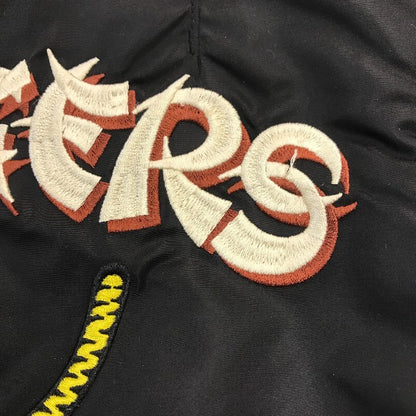 AVIREX アビレックス MA-1 FLYING TIGERS フライトジャケット メンズ フライングタイガース 刺繍 ミリタリー ブラック Lサイズ 6152178 中古 T1