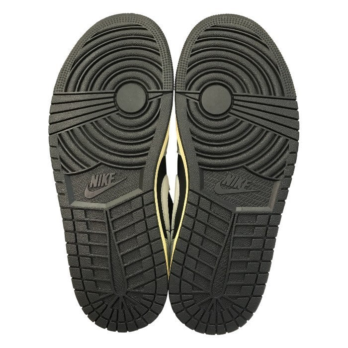 NIKE ナイキ エアジョーダン 1 LOW SE スニーカー メンズ レザー AIR JORDAN グレー/ブラック 26.0cm HQ2010-012 中古 T1