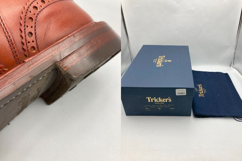 Tricker’s トリッカーズ ウイングチチップ サイドゴア ブーツ L2754 レディース サイズUK6 D4