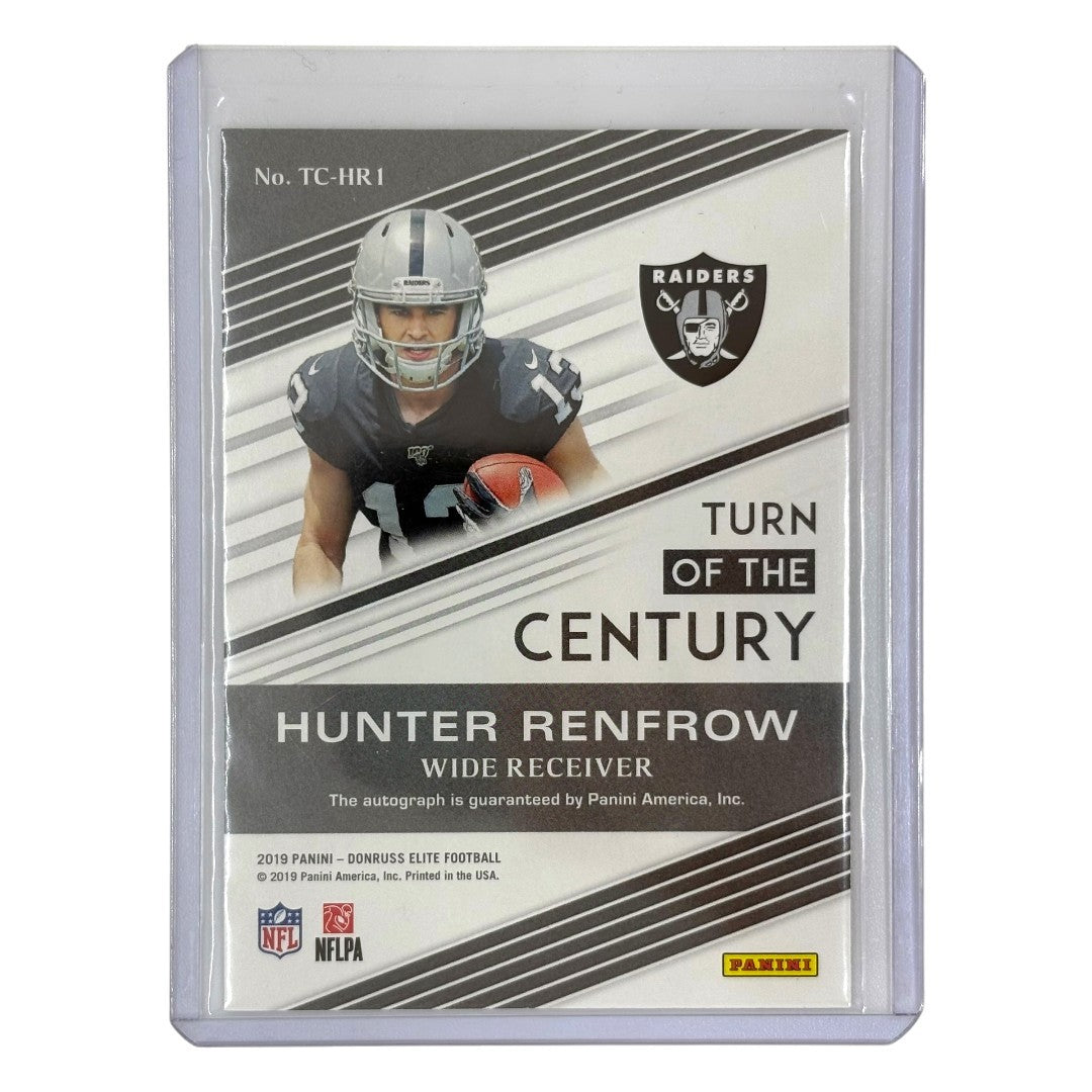 PANINI NFLカード DONRUSS ELITE HUNTER RENFROW OAKLAND RAIDERS 010/199 #TC-HR1 中古 IT1