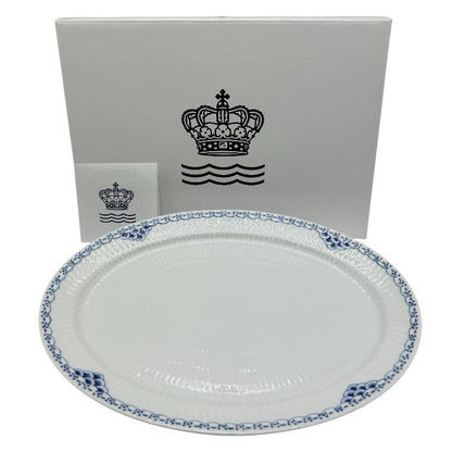 未使用品 ロイヤルコペンハーゲン プリンセス オーバル プレート 28cm ROYAL COPENHAGEN 皿 洋食器 ブランド ディッシュ 中古 W４