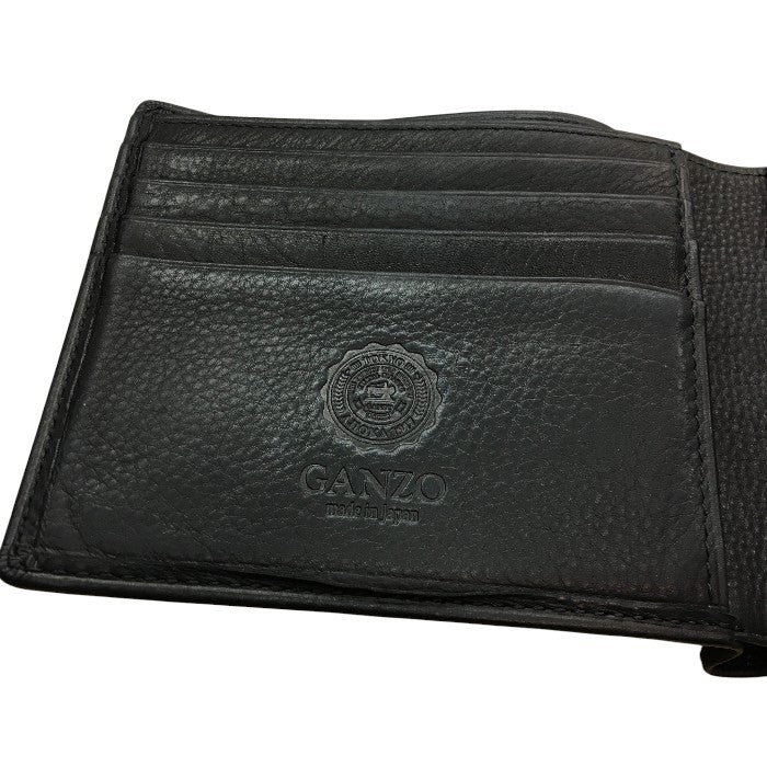 GANZO (ガンゾ) BABY CALF (ベビーカーフ)小銭入れ付き二つ折り財布 中古 Y4