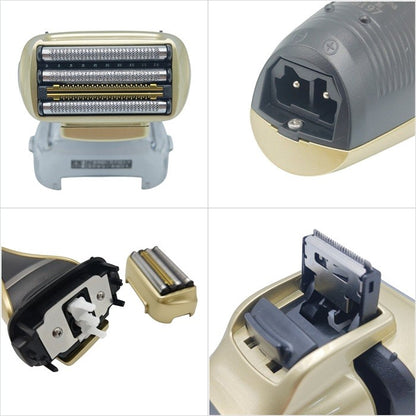 【未使用品】 HITACHI 日立 S-blade エスブレード 4枚刃 シェーバー RM-FJ22 (N ゴールド) 中古 H4