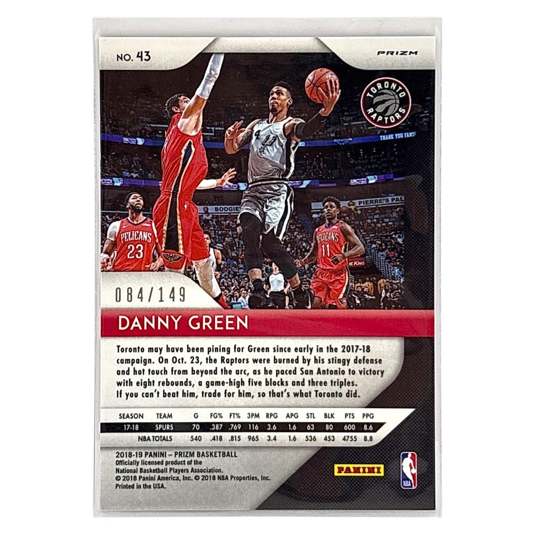 PANINI NBAカード PRIZM DANNY GREEN TORONTO RAPTORS /149 #43 中古 IT1