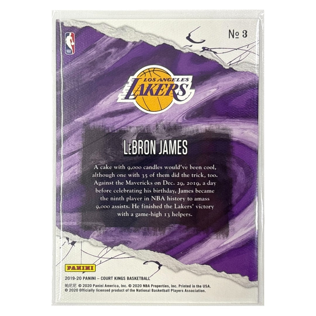 PANINI NBAカード COURT KINGS LEBRON JAMES LAKERS #3 中古 IT1