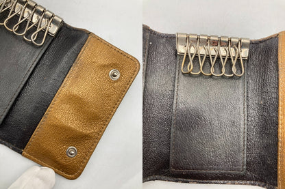 CHANEL シャネル ビコローレ キーケース 6連 中古 D4