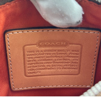 COACH コーチ シグネチャー ショルダーバッグ 鞄 ブランド ミニ コンパクト 小さめ レディース 中古 W４