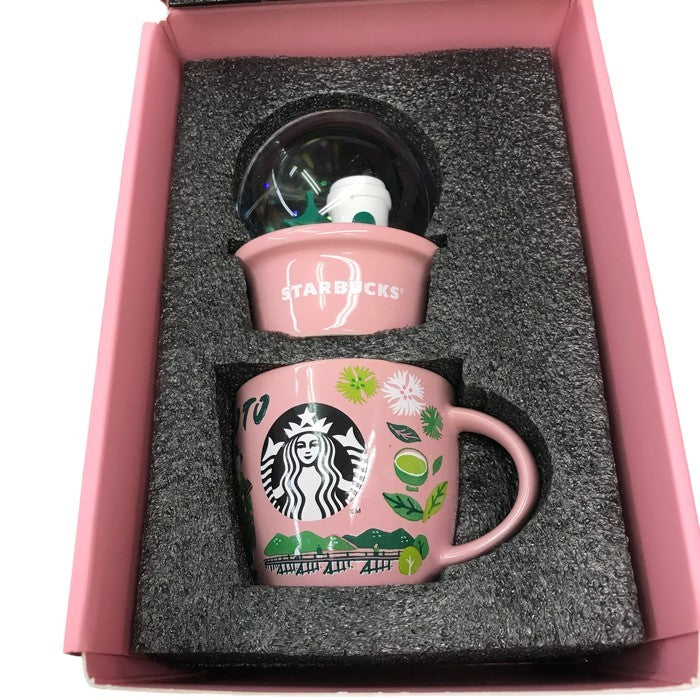 STARBUCKS スターバックス コレクタブルスノーグローブ＆マグ KYOTO 89ml 中古 Y1