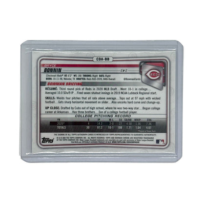 TOPPS MLBカード BOWMAN CHROME 1ST BRYCE BONNIN CINCINNATI REDS 142/150 #CDA-BB 中古 IT1