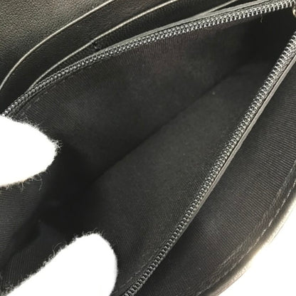 JIMMY CHOO ジミーチュウ ニノ 長財布 レディース 2つ折り レザー NINO 小銭入れ付き スタースタッズ ブラック 中古 T1