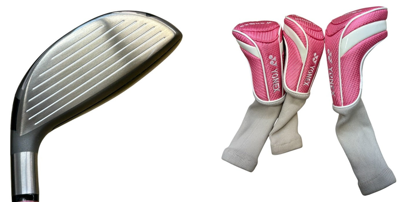 ヨネックス EZONE Jr ジュニア ゴルフクラブ 7本セット YONEX スポーツ 女の子 ゴルフバッグ 中古 W1