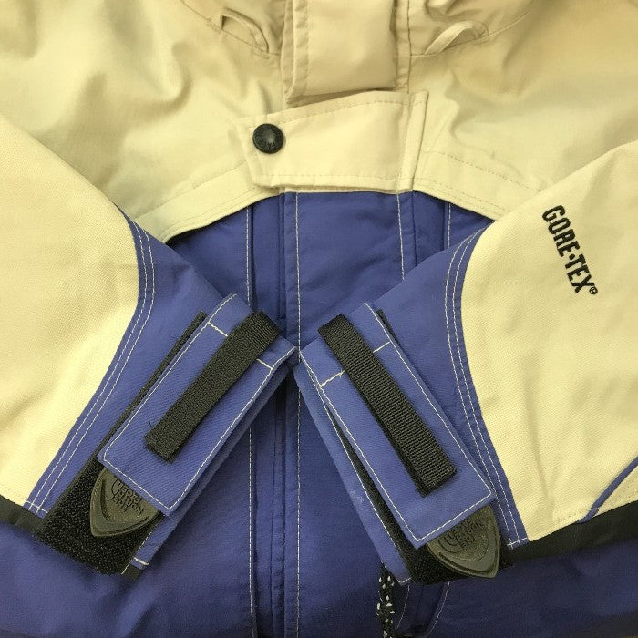 THE NORTH FACE ザノースフェイス マウンテンパーカー メンズ GORE-TEX ゴアテックス パウダーガード 防寒 ブルー/ベージュ Mサイズ NS-0951 中古 TK1