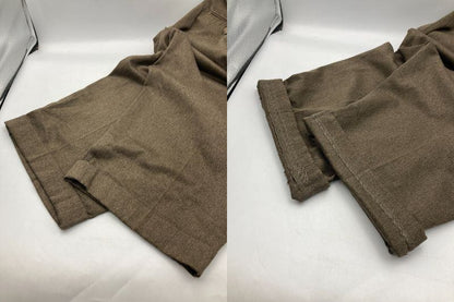 SLATES スレイツ スリータック タックパンツ スラックス サイズW34 L34 中古 D4