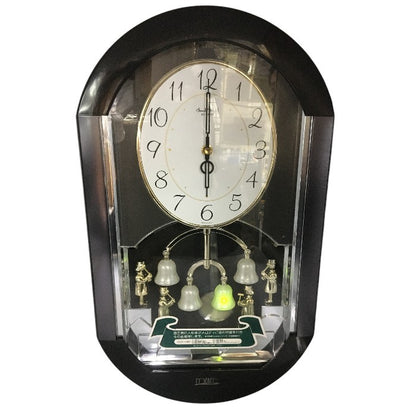 リズム時計工業 スモールワールド メネット カラクリ時計 4MH688RH 02 中古 Y4