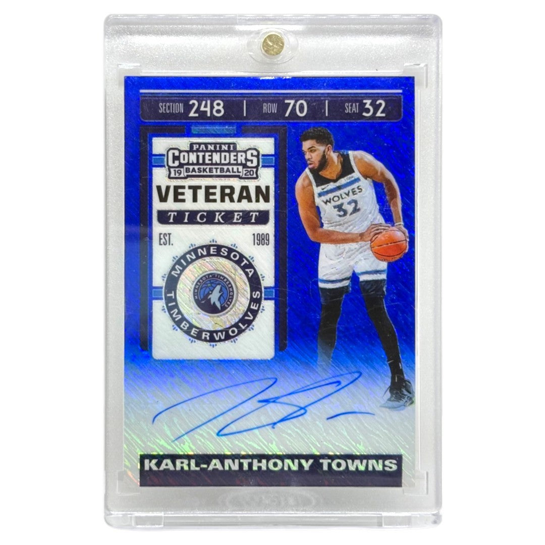 PANINI NBAカード CONTENDERS PRIZM KARL-ANTHONY TOWNS MINNESOTA TIMBERWOLVES /10 #VT-KAT 中古 IT1