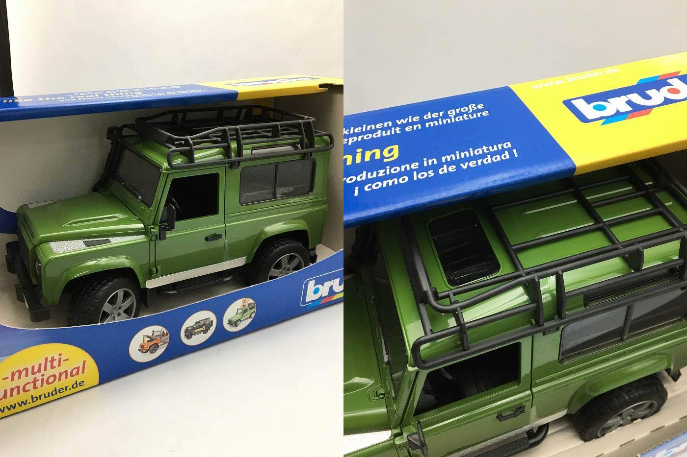 bruder ランドローバー ディフェンダー 1:16 ドイツ製 ブルーダー オフロード クロカン ミニカー 車 中古 R4