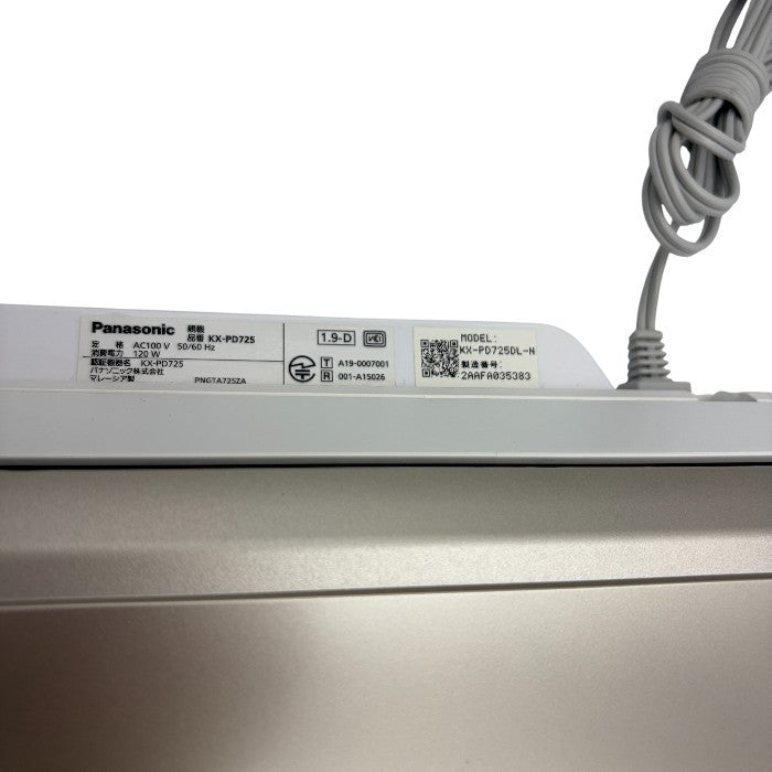 Panasonic パナソニック おたっくす デジタルコードレス FAX KX-PD725DL-N シャンパンゴールド ファックス 家電 電話機 コピー 家電製品 中古 W４